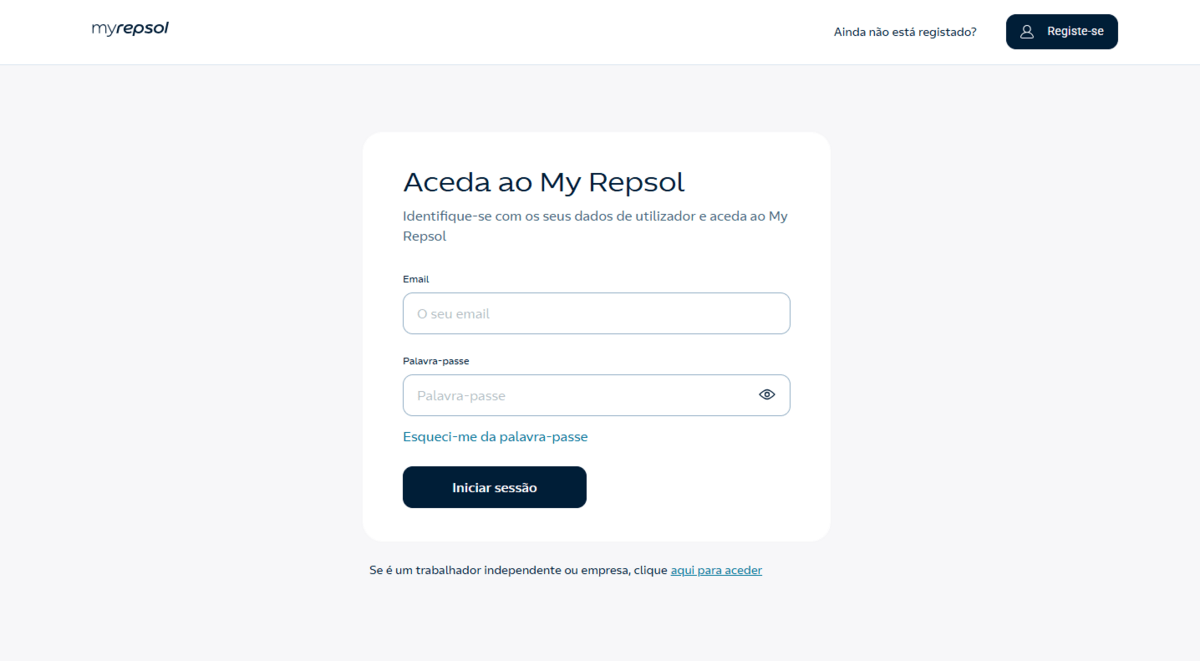 Área de cliente Repsol