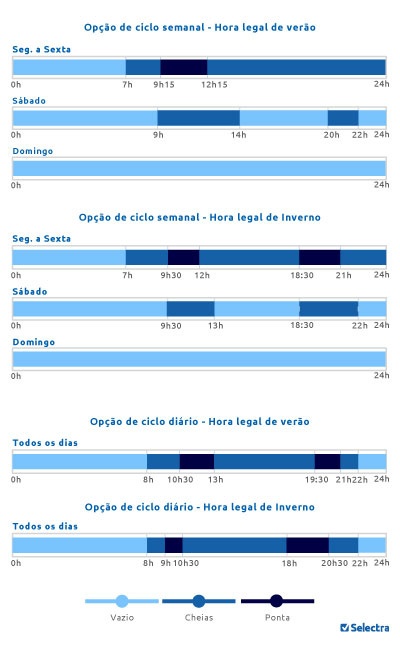 Ciclo Tri-horário da Endesa