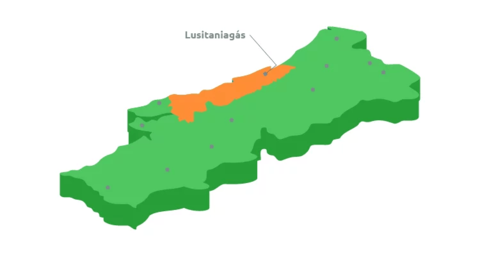 Concelhos abastecidos pela Lusitaniagás